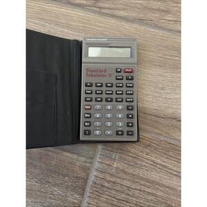 Calculated Industries Time card Tabulator II Reference (Model 9526)